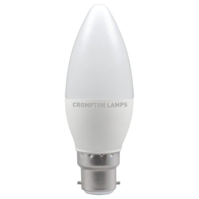 LED Candle Thermal Plastic 5.5W 2700K BC-B22d