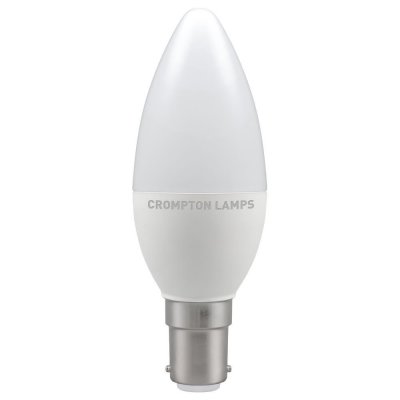 LED Candle Thermal Plastic 4.9W 2700K SBC-B15d