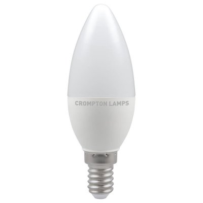 LED Candle Thermal Plastic 4.9W 2700K SES-E14