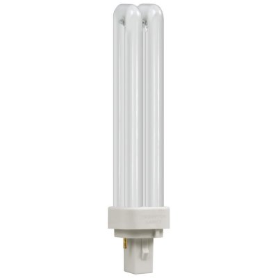 CFL Double Turn D Type 18W 3500K G24d-2 2 Pin