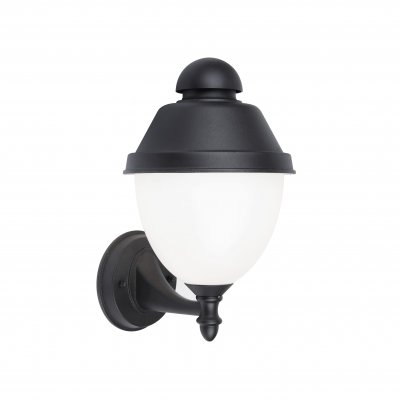 Ascott Bottom Arm Round Wall Lantern With Integrated LED