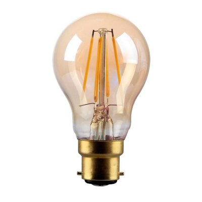 4W GLS, Decorative LED Filament Lamp With Gold Antique Coating