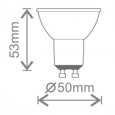 5.5W Retrofit LED GU10 Range With Dim To Warm Option