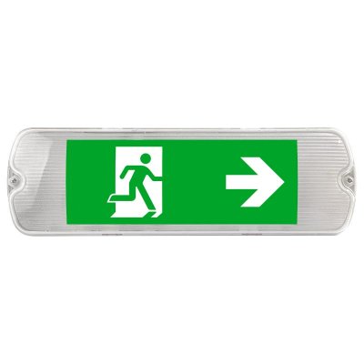 Mulu Self-Test IP65 LED Emergency Exit Sign Bulkhead