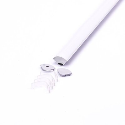 VT-8105 MOUNTING KIT WITH DIFFUSER FOR LED STRIP 2000x20.3x30mm-SILVER HOUSING