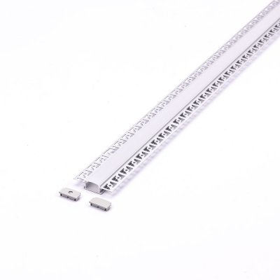 VT-8101 MOUNTING KIT WITH DIFFUSER FOR LED STRIP 2000x61.5x14mm-SILVER HOUSING