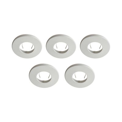 VT-703 BEZEL FOR FIRE RATED DOWNLIGHT PUSH & LOCK-WHITE IP20 5PCS/PACK