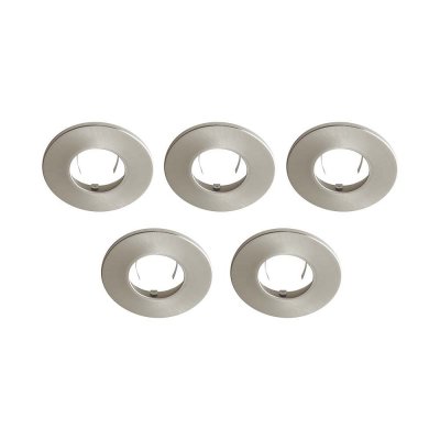 VT-703 BEZEL FOR FIRE RATED DOWNLIGHT PUSH & LOCK-SATIN NICKEL IP65 5PCS/PACK