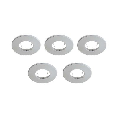 VT-703 BEZEL FOR FIRE RATED DOWNLIGHT PUSH & LOCK-CHROME IP65 5PCS/PACK