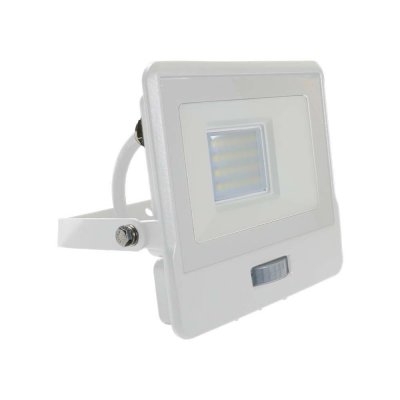 VT-128S-1 20W PIR SENSOR FLOODLIGHT WITH SAMSUNG CHIP & CABLE(1M) COLORCODE:6500K WHITE BODY