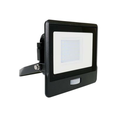 VT-138S 30W PIR SENSOR FLOODLIGHT WITH SAMSUNG CHIP COLORCODE:3000K BLACK BODY