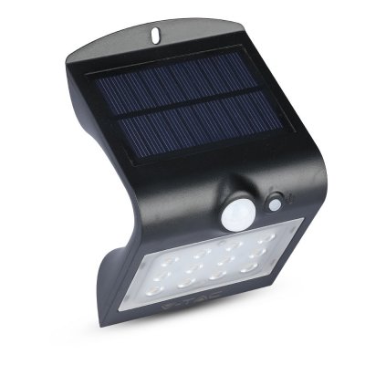 VT-767-2 1.5W LED SOLAR WALL LIGHT COLORCODE:4000K+4000k -BLACK+BLACK BODY