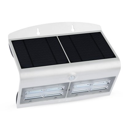 VT-767-7 7W LED SOLAR WALL LIGHT COLORCODE:4000K+4000k -WHITE +BLACK BODY