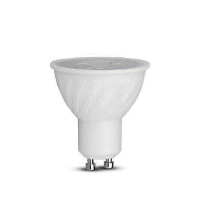 VT-227 6.5W GU10 RIPPLE PLASTIC SPOTLIGHT WITH SAMSUNG CHIP COLORCODE:3000K 38?