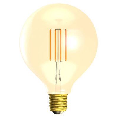 4W LED Vintage 125mm Globe - ES, Amber, 2000K