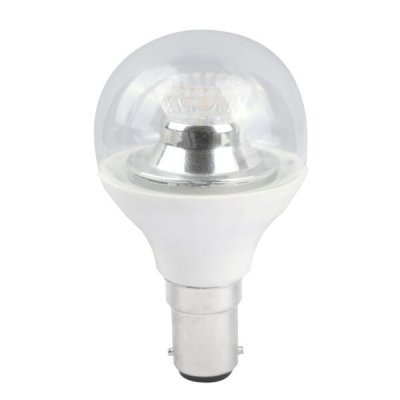 4W LED 45mm Dimmable Round Ball Clear - SBC, 4000K