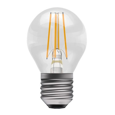 4W LED Filament Clear Round - ES, 2700K