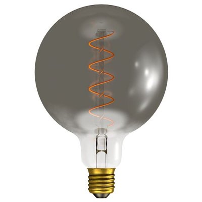 4W LED Vintage Soft Coil 125mm Globe Dimmable - ES, Gunmetal, 4000K