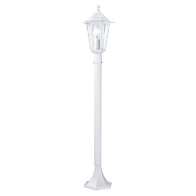 Floor Light Cast Aluminium White / Glass Clear - LATERNA 5