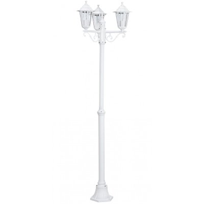 Floor Light Cast Aluminium White / Glass Clear - LATERNA 5