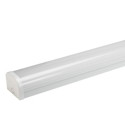 40W Ultra LED Integrated Batten - 4000K, Double with Microwave Sensor + Corridor Dim Function 1230mm (4ft)