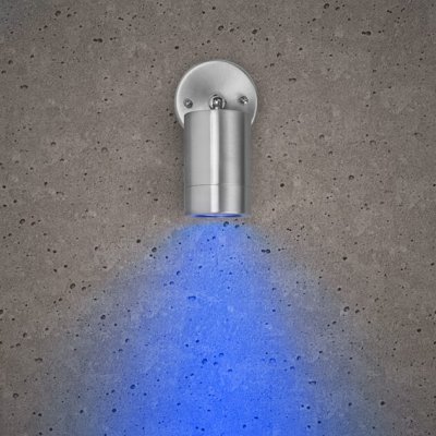 Luna GU10 Wall Light - Adjustable, Stainless Steel, IP65