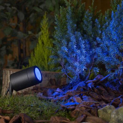 Luna GU10 LED Garden Spike - Black, IP65