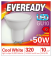 Eveready LED GU10 320lm 4.7W 4,000K (Cool White), Box Of 1