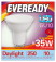 Eveready LED GU10 250lm 3.1W 6,500K (Daylight), Box Of 1