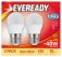 Eveready LED Golf E27 (ES) 470lm 4.9W 3,000K (Warm White), Box Of 2