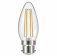 Eveready LED Filament Candle B22 (BC) 470lm 4W 2,700K (Warm White), Box Of 2