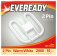 Eveready Energy Saving 2D Lamp 240V 28W 2Pin 3,500K (Warm White), Box Of 1