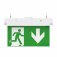 Doxa Self-Test Exit Sign With Multiple Mounting Positions, Down Legend