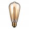 2W ST64 Decorative LED Filament Lamp With Gold Antique Coating