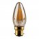 4W Candle, Decorative LED Filament Lamp With Gold Antique Coating