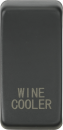 Switch cover "marked WINE COOLER" - anthracite