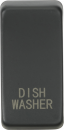 Switch cover "marked DISHWASHER" - anthracite