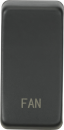 Switch cover "marked FAN" - anthracite