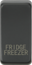 Switch cover "marked FRIDGE FREEZER" - anthracite