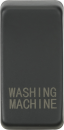 Switch cover "marked WASHING MACHINE" - anthracite