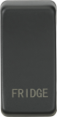 Switch cover "marked FRIDGE" - anthracite