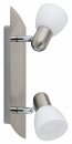 Spot Steel Satin Nickel / Satin Glass White - ENEA