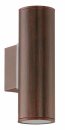 Wall Light Zinc-plated Steel Antique-brown - RIGA