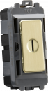 20AX DP key module - brushed brass