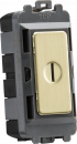 20AX 2 way SP key module - brushed brass