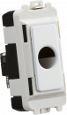 Flex outlet module (up to 10mm) - matt white