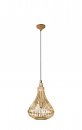 Pendant Light Steel Brown / Wood Brown - AMSFIELD