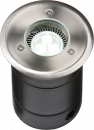 230V IP67 Grade 304 Stainless Steel Walkover / Driveover Light, Depth - 140mm, Flange - 105MM