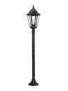 Floor Light Cast Aluminium Black, Silver-patina / Glass Clear - NAVEDO